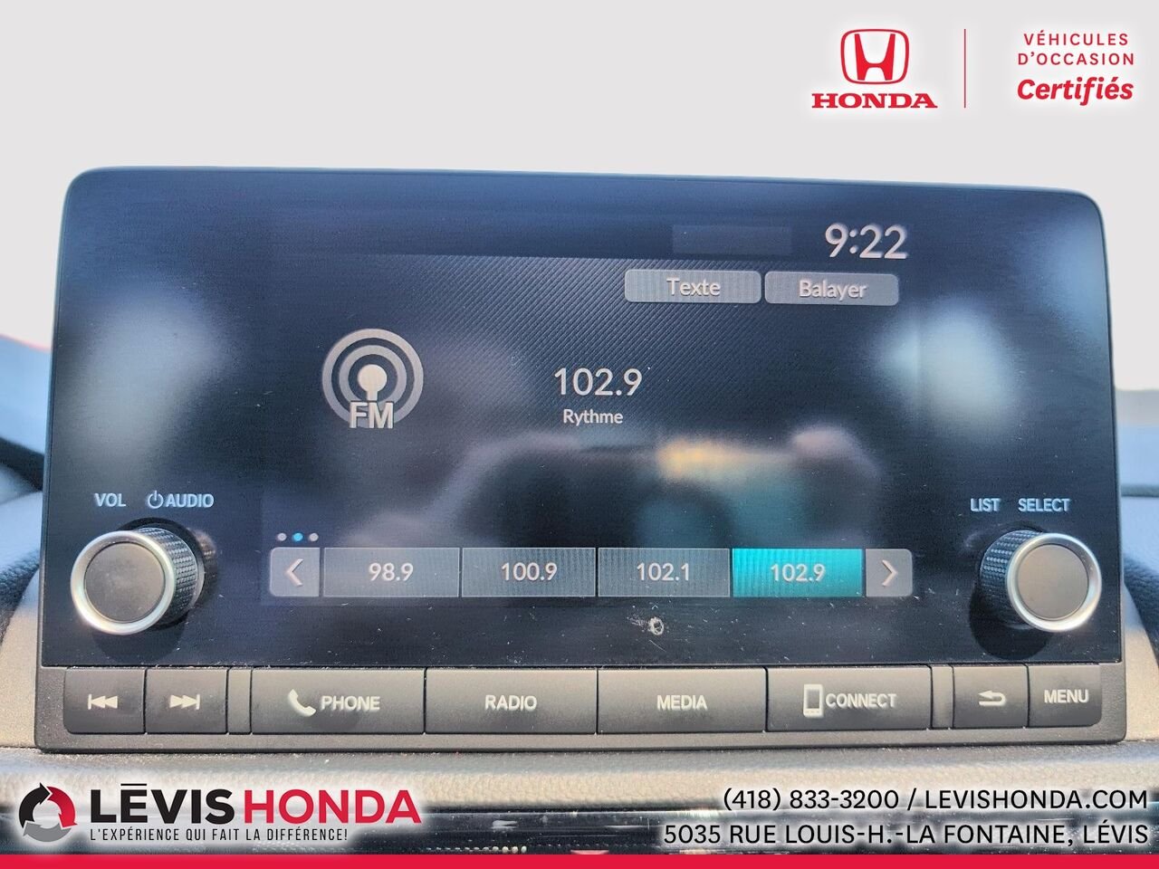 Honda CR-V Sport AWD Sport Traction Intégrale 2023 Noir Lévis - photo #32