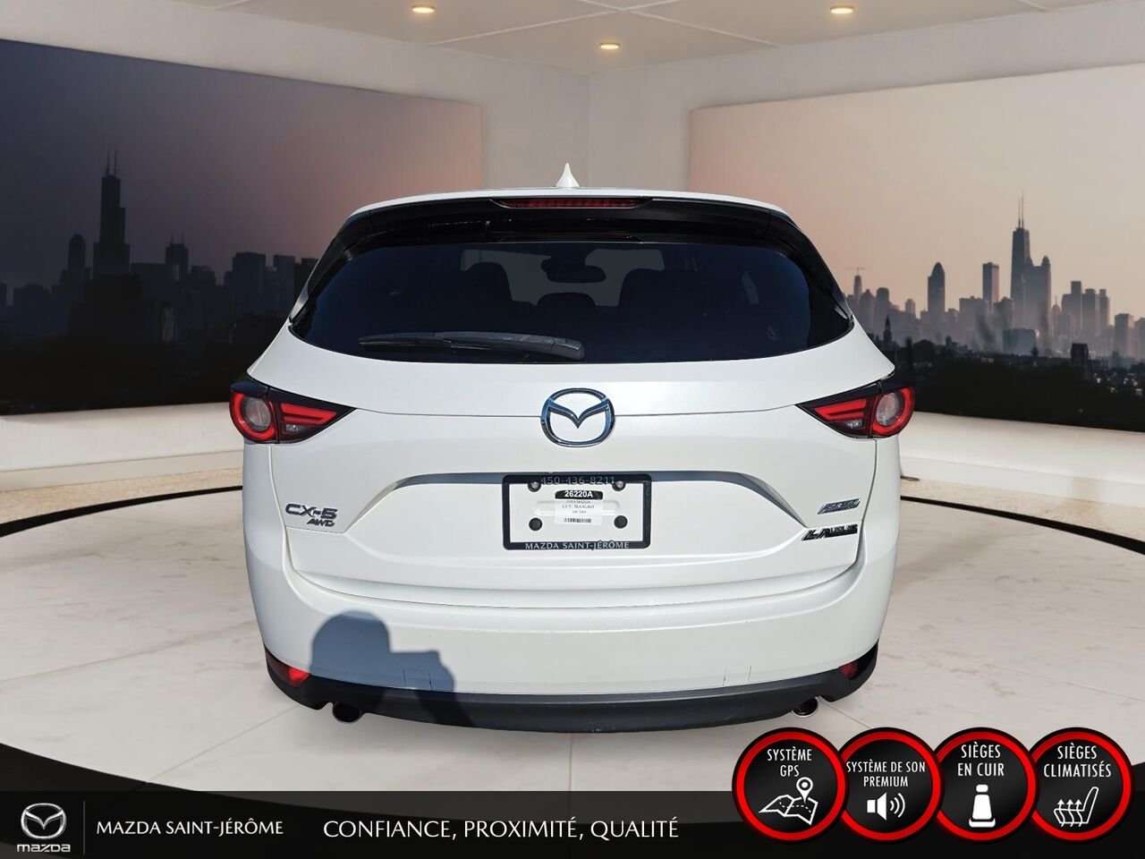 2019 Mazda CX-5 GT | TOIT OUVRANT | CUIR | AWD | White Saint-Jérôme - photo #6