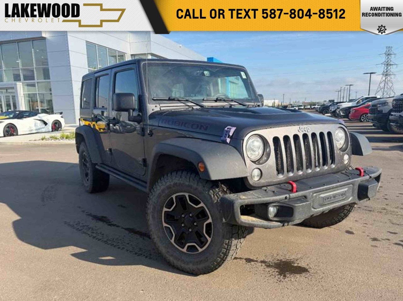 2017 Jeep Wrangler Unlimited 4WD 4dr Rubicon Grey Sherwood Park - photo #0
