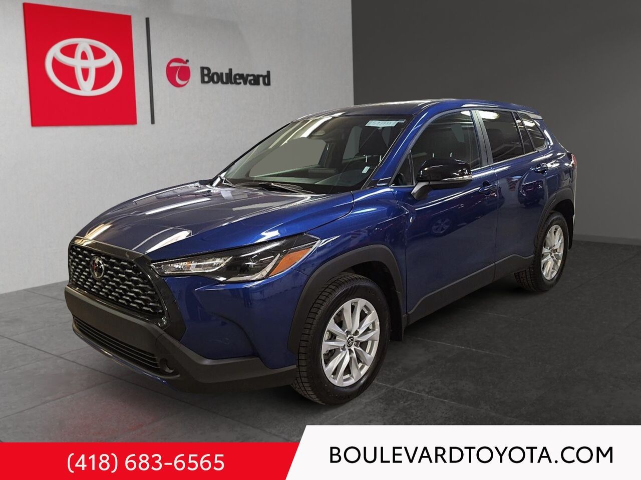 Blue 2025 Toyota Corolla Cross SUV / Crossover All-Wheel Drive Automatic