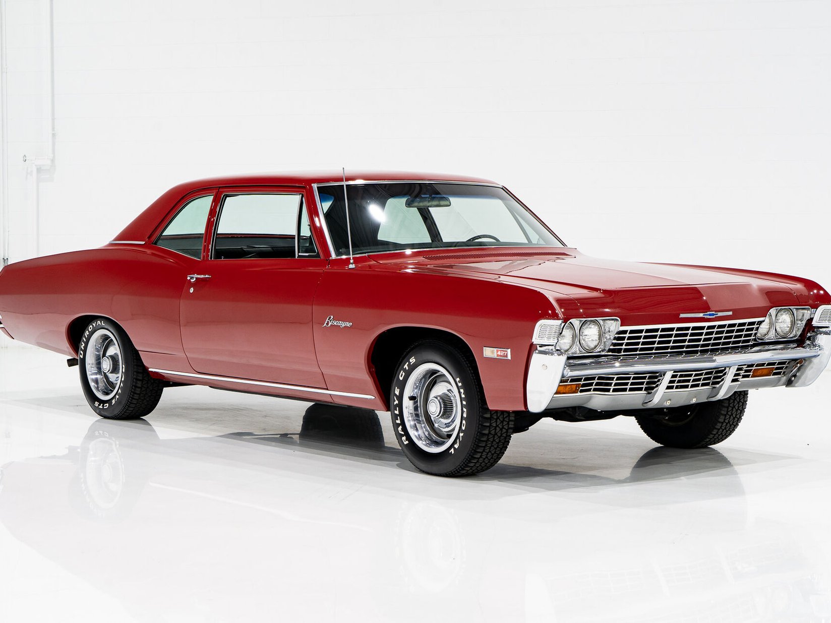 Chevrolet Biscayne **PRIX EN USD** L36 4 speed GM Canada paperwork 1968 Rouge Montréal - photo #29