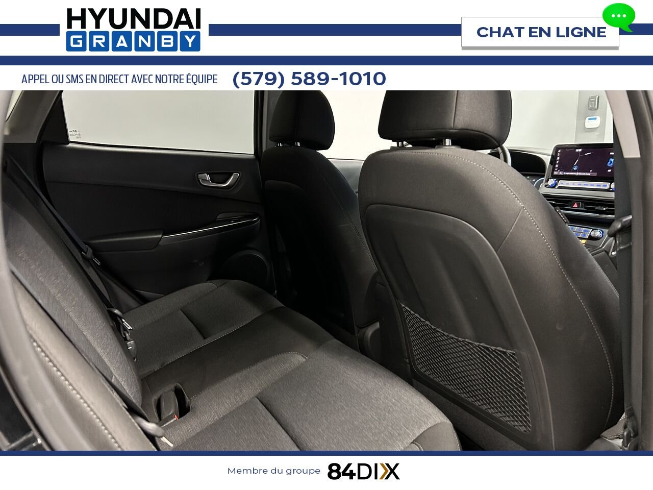 Hyundai Kona électrique 2023 Noir Granby - photo #25