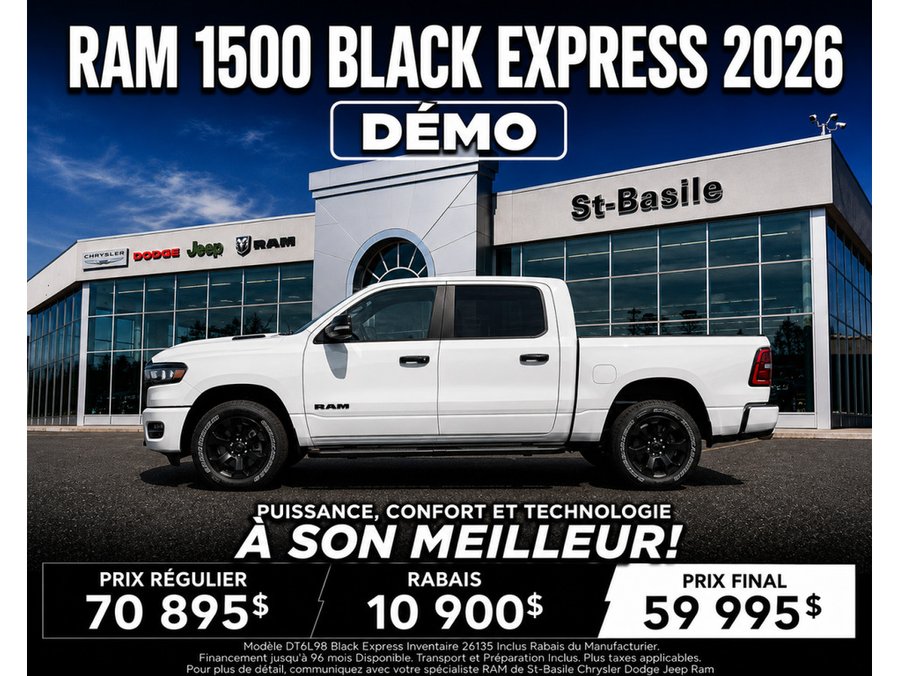 Ram 1500 2026 2026 Blanc