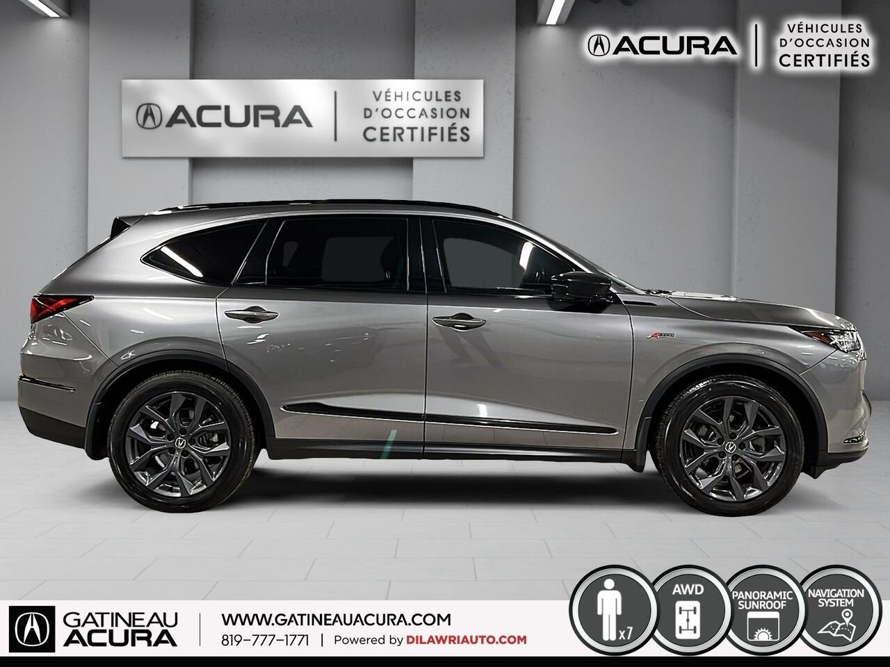 2023 Acura MDX A-Spec SH-AWD Grey Gatineau - photo #14