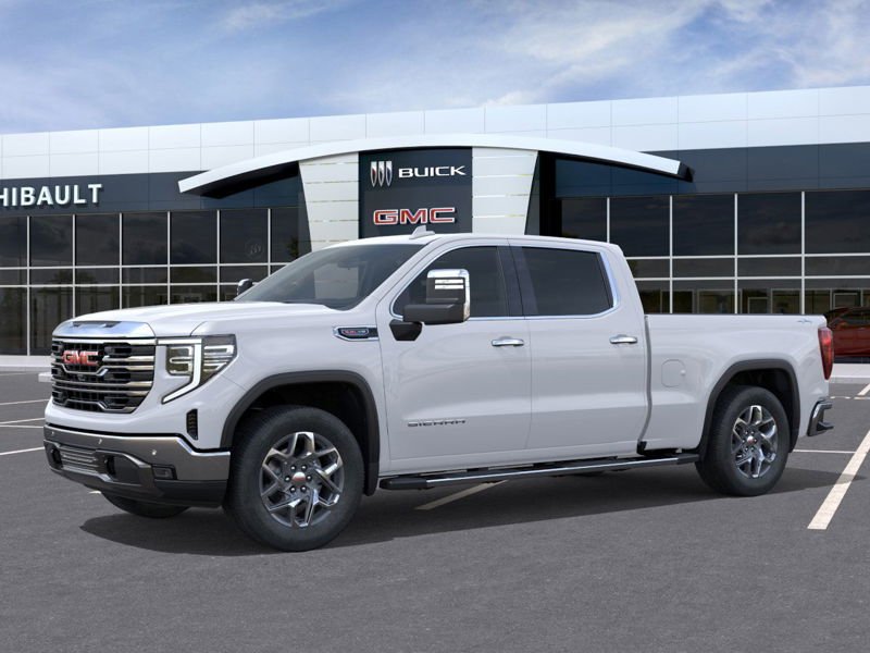 2026 GMC SIERRA 1500 SLT cabine multiplace 4RM 157 po White Sherbrooke - photo #1