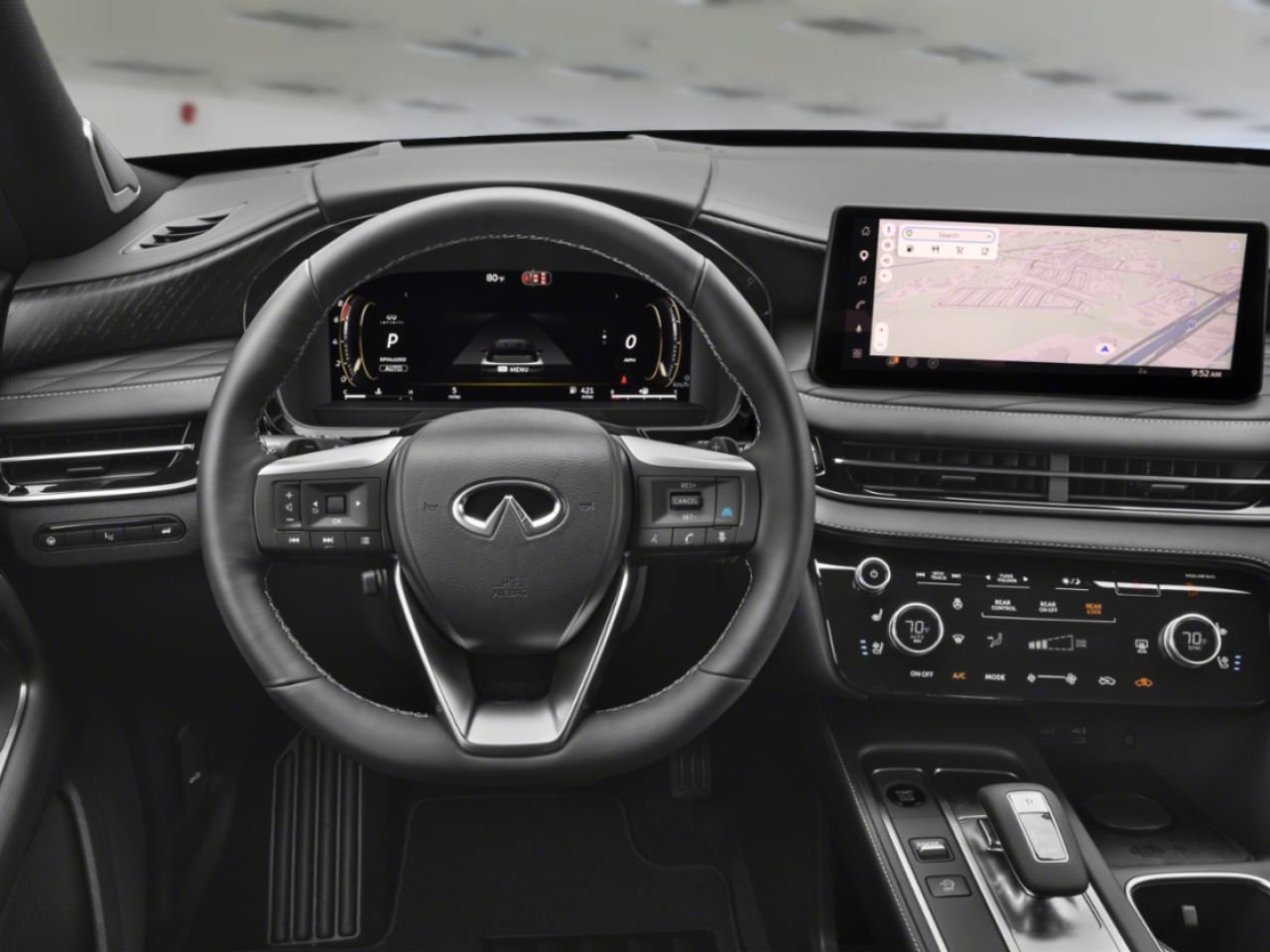 INFINITI QX65 2027 Blanc brillant/Noir obsidienne Blainville - photo #4