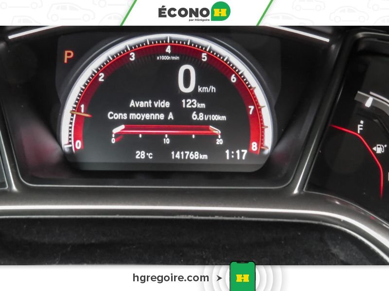 2019 Honda Civic White Laval - photo #26