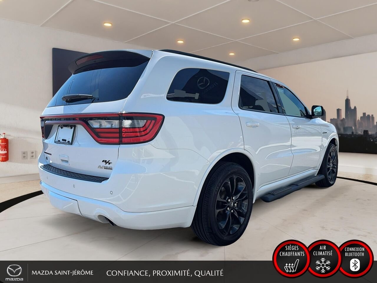 2024 Dodge Durango R/T Plus | GR.REMORQUAGE | TOIT OUVRANT | CUIR | White Saint-Jérôme - photo #5
