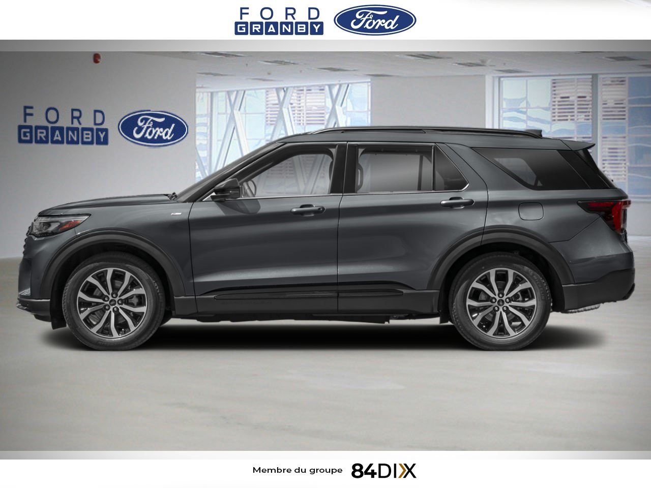 2026 Ford Explorer Carbonized Grey Metallic Granby - photo #2
