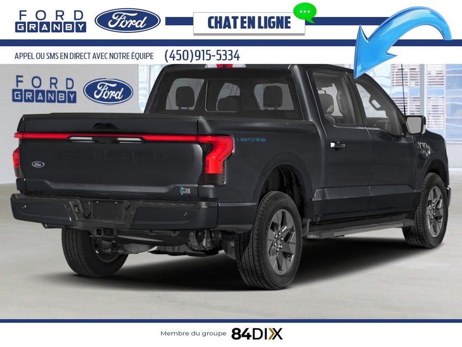 2025 Ford F-150 Lightning Agate Black Metallic