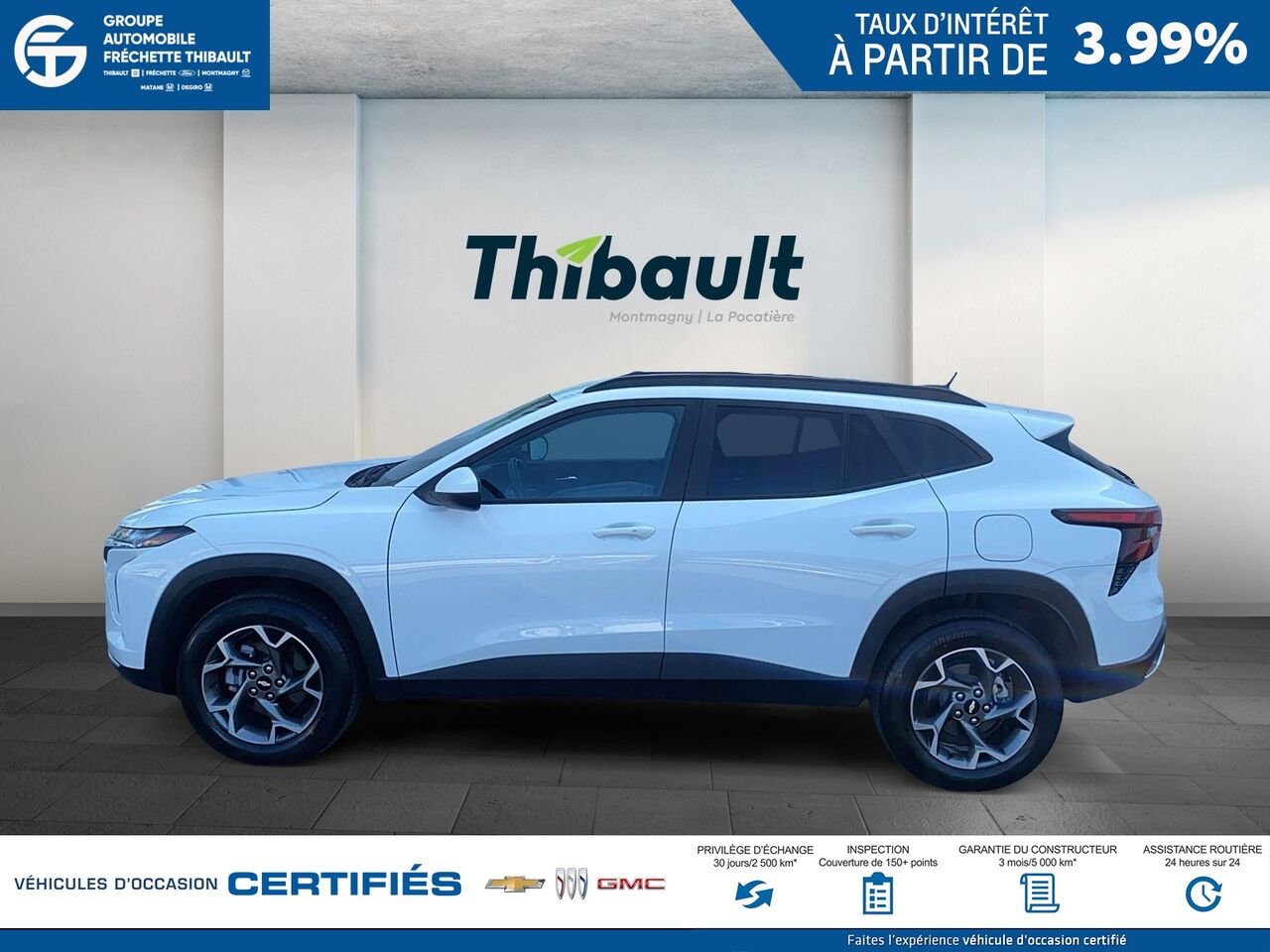 CHEVROLET TRAX Traction avant 4 portes LT 2025 Blanc Montmagny - photo #4