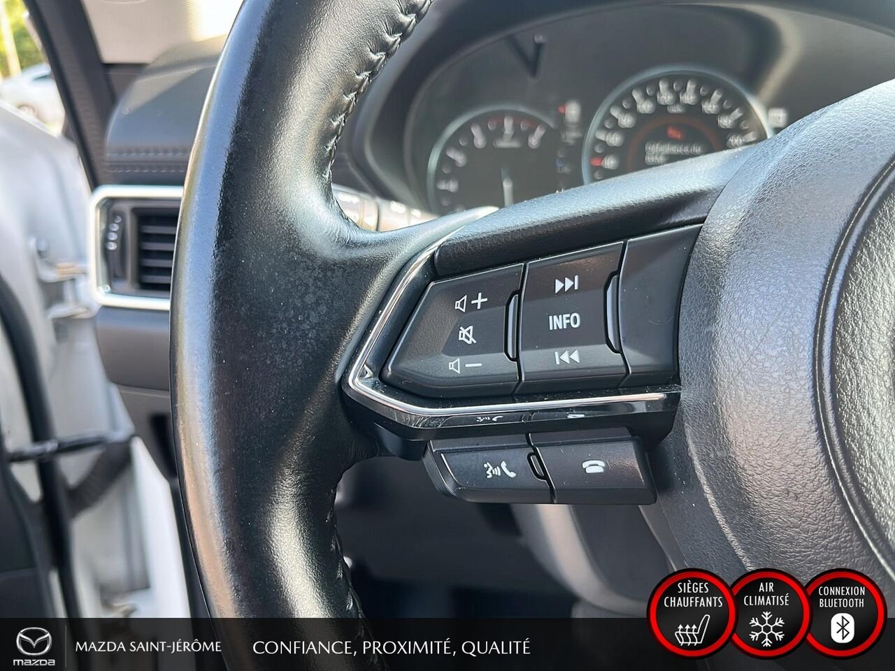 2021 Mazda CX-5 GT | TOIT OUVRANT | CUIR | NAVIGATION | AWD | White Saint-Jérôme - photo #14