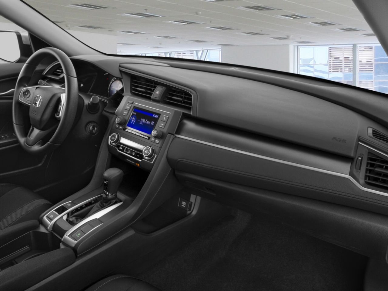 2016 Honda Civic Black La Sarre - photo #9