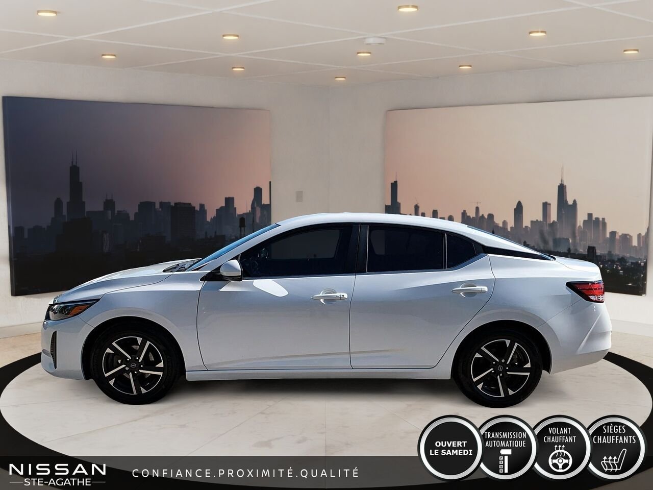 Nissan Sentra SV | CARPLAY | 2024 Blanc Saint-Jérôme - photo #5