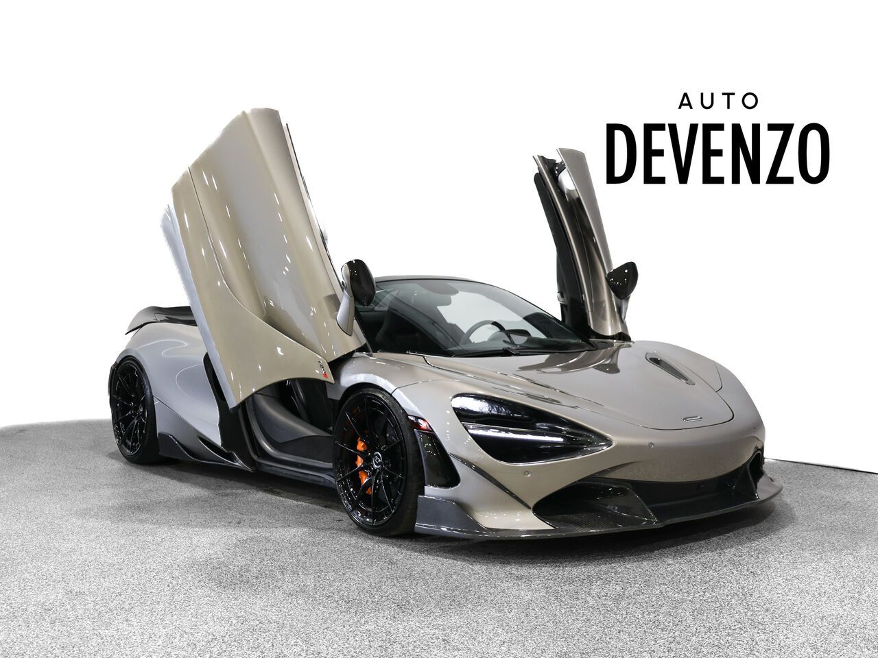 Gray 2020 McLaren 720S Convertible Rear-Wheel Drive Automatic