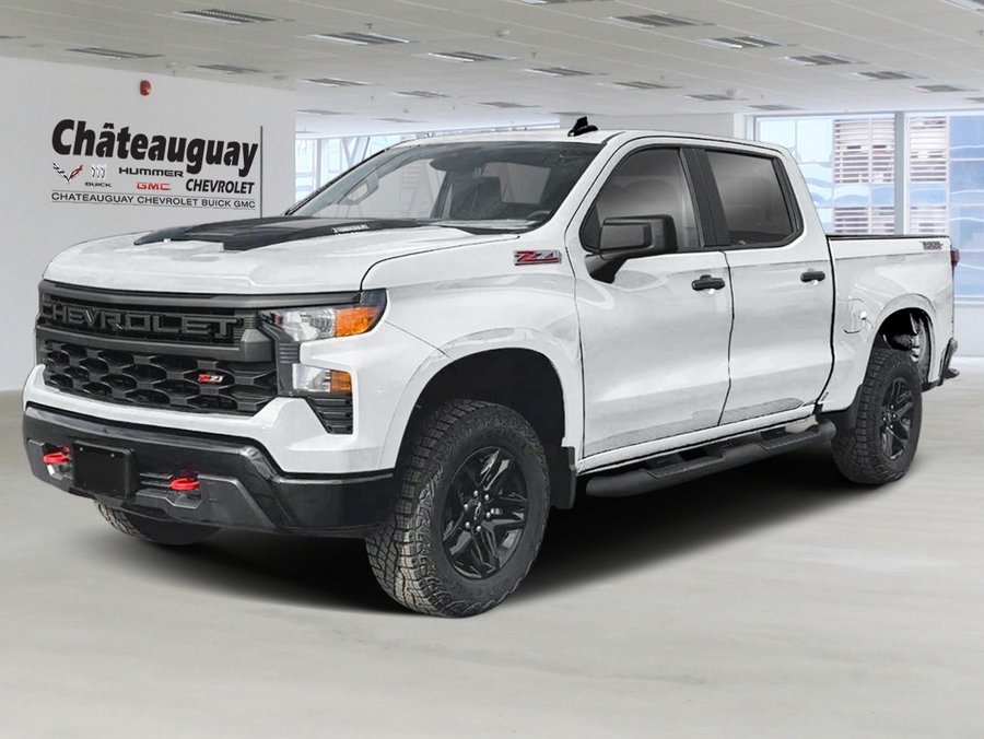 CHEVROLET Silverado 1500 K1500 SILVERADO CREW CAB CUSTOM TRAIL BOSS STD/BOX (2CX) TK 2026 Blanc sommet