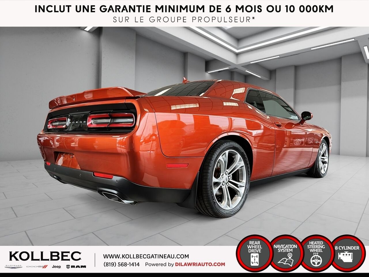 DODGE CHALLENGER R/T 2021 Orange Ottawa & Gatineau - photo #14