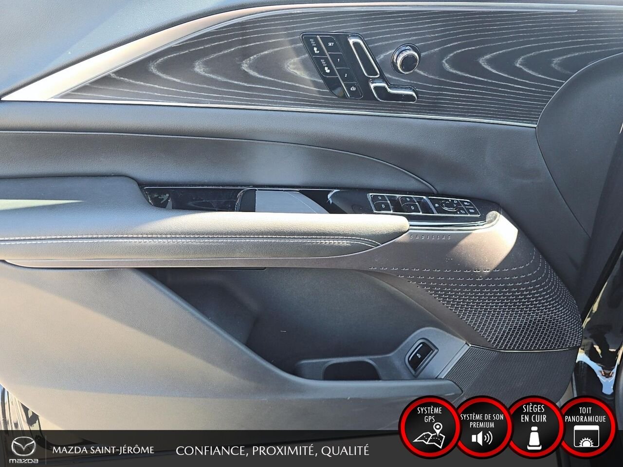 2025 Cadillac LYRIQ TRANSFERT DE BAIL $879/MOIS +TX BALANCE 12 MOIS Black Saint-Jérôme - photo #11