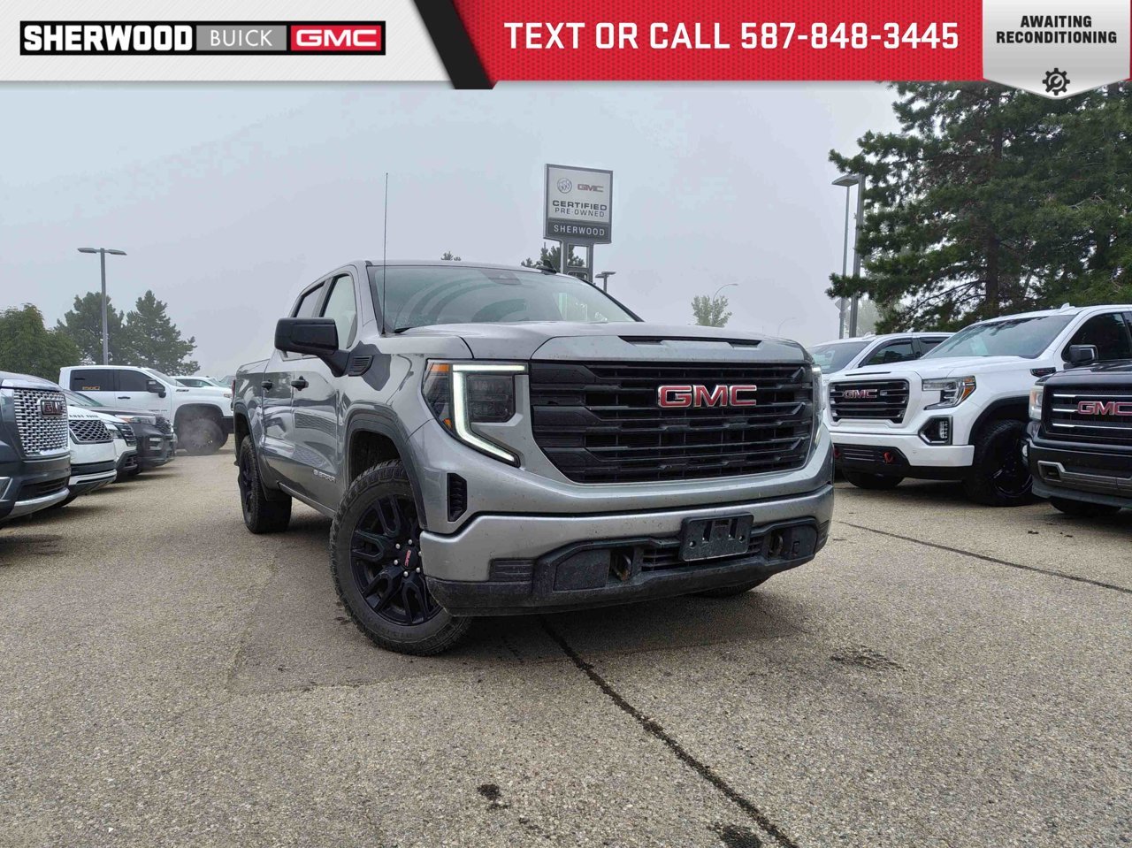 2023 GMC Sierra 1500 4WD Crew Cab 147 Pro Grey Sherwood Park - photo #0