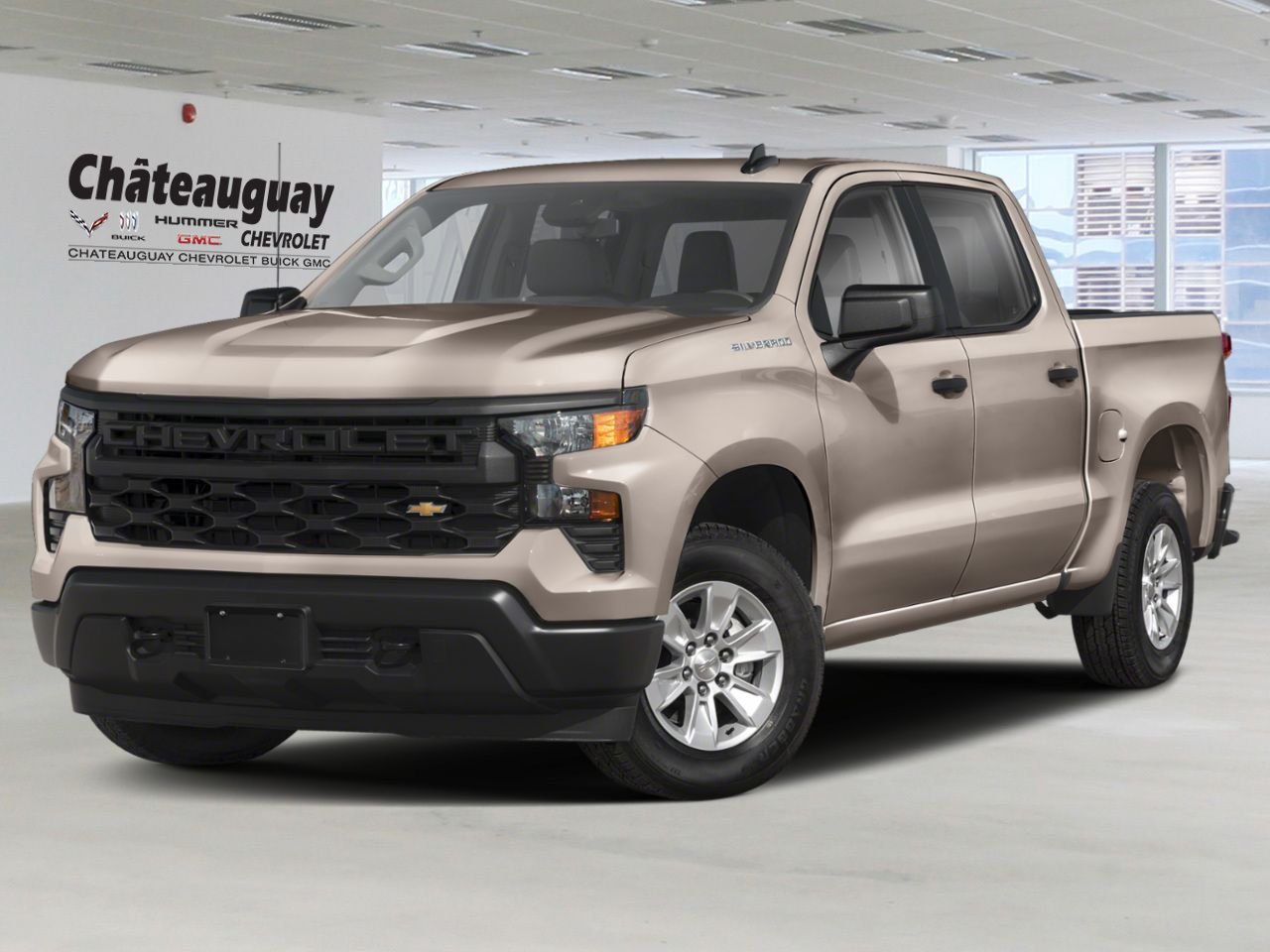 2026 CHEVROLET Silverado 1500 K1500 SILVERADO CREW CAB CUSTOM STD/BOX (1CX) TK White Sands Châteauguay - photo #0