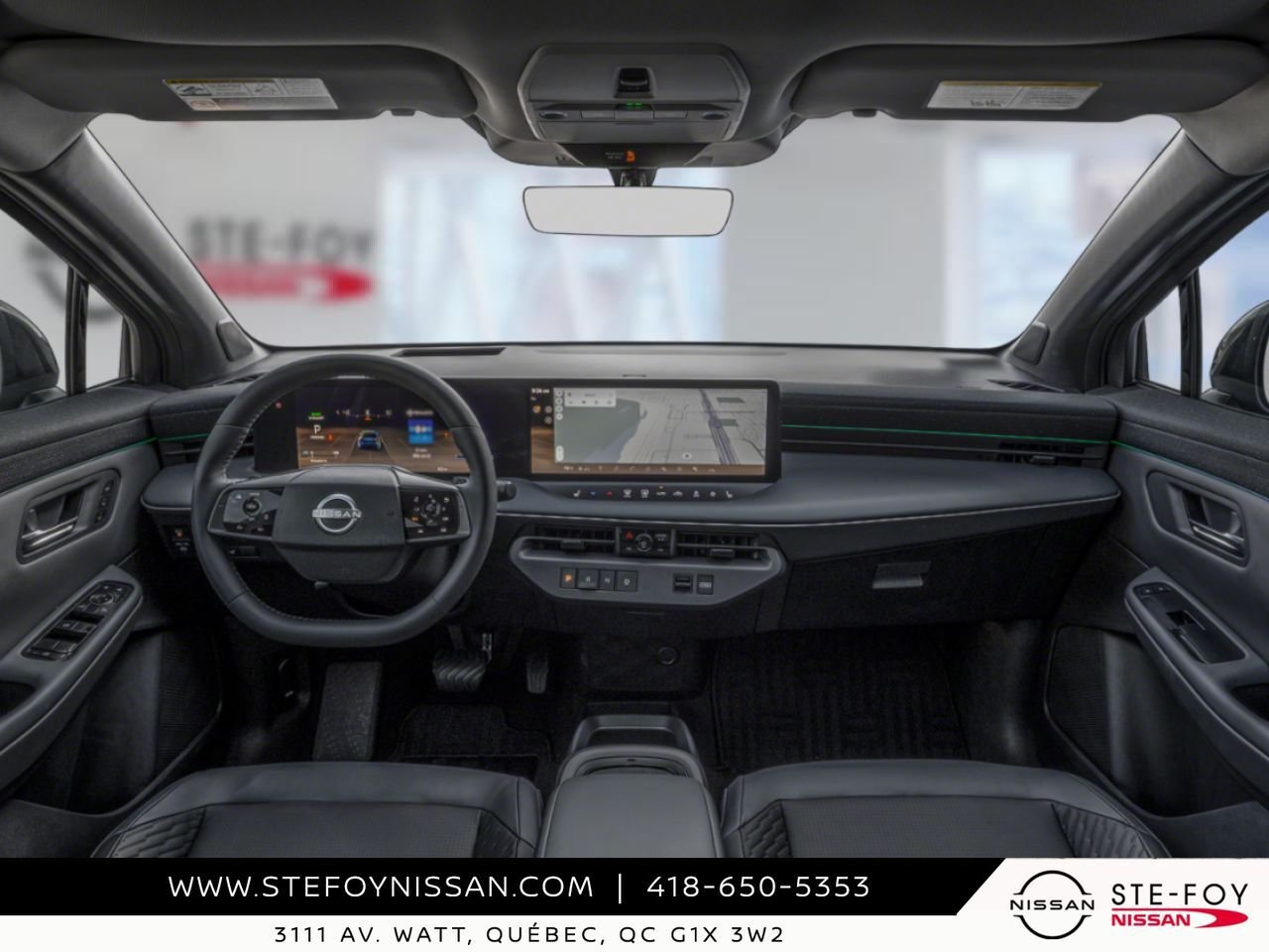 2026 NISSAN LEAF Everest White Pearl Tricoat/Black Ste-Foy - photo #8