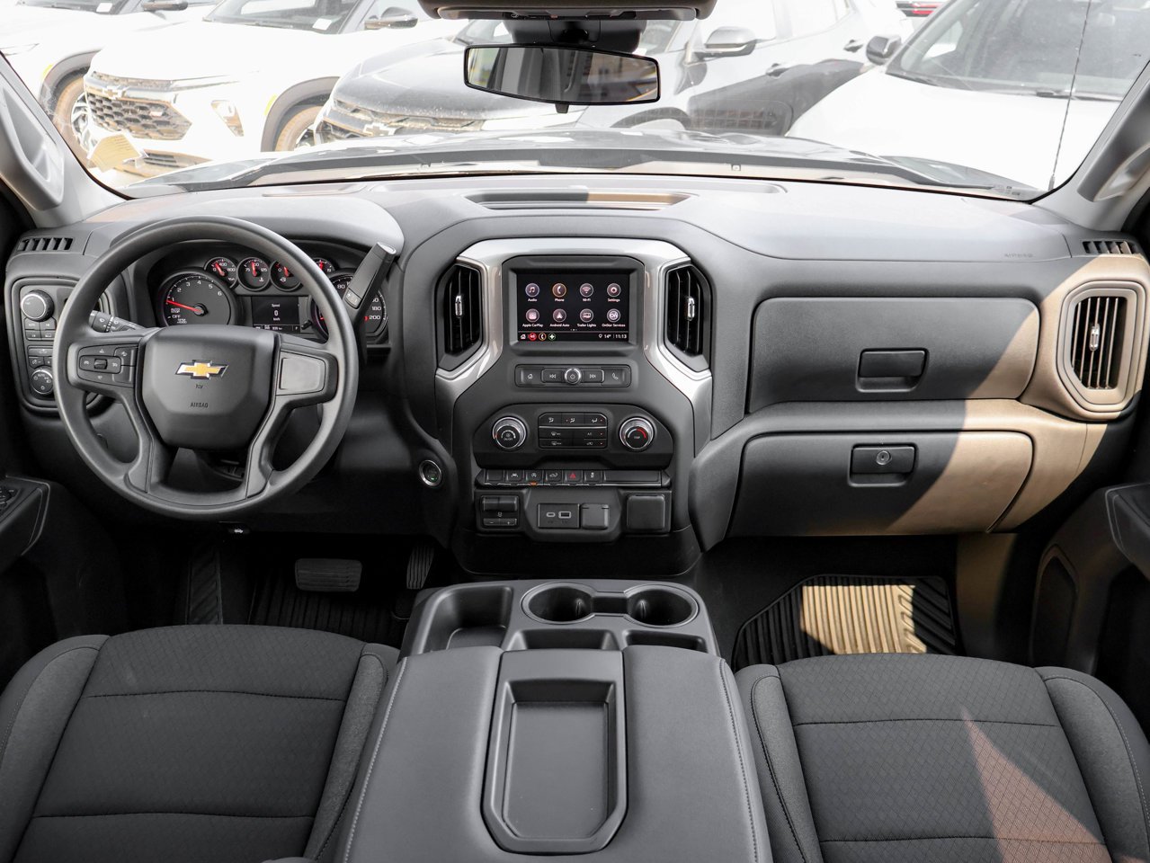 2024 Chevrolet Silverado 1500 4WD Crew Cab 147 Custom Black Sherwood Park - photo #17