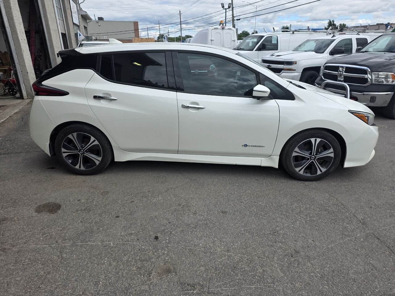 Nissan LEAF 2018 Blanc Longueuil, - photo #7