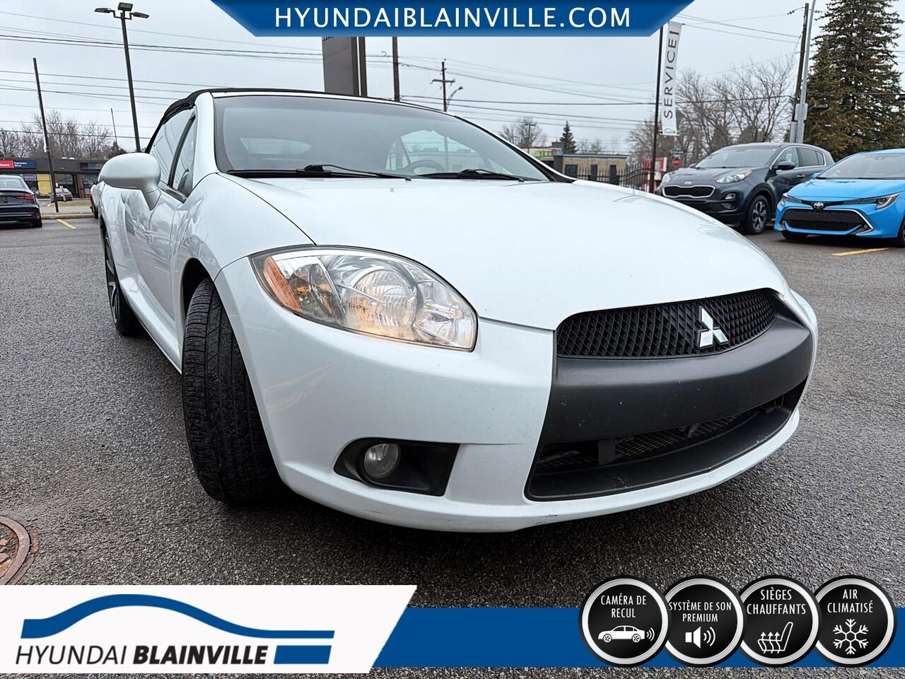 Mitsubishi Eclipse 2011 Blanc Blainville - photo #2