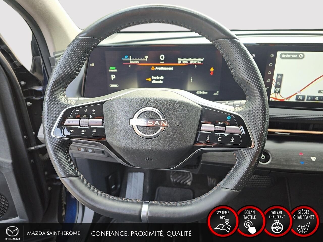 Nissan ARIYA ENGAGE | 348 KM D'AUTONOMIE | RECHARGE RAPIDE 130 KW | 1 PROPRIÉTAIRE 2023 Bleu Saint-Jérôme - photo #12