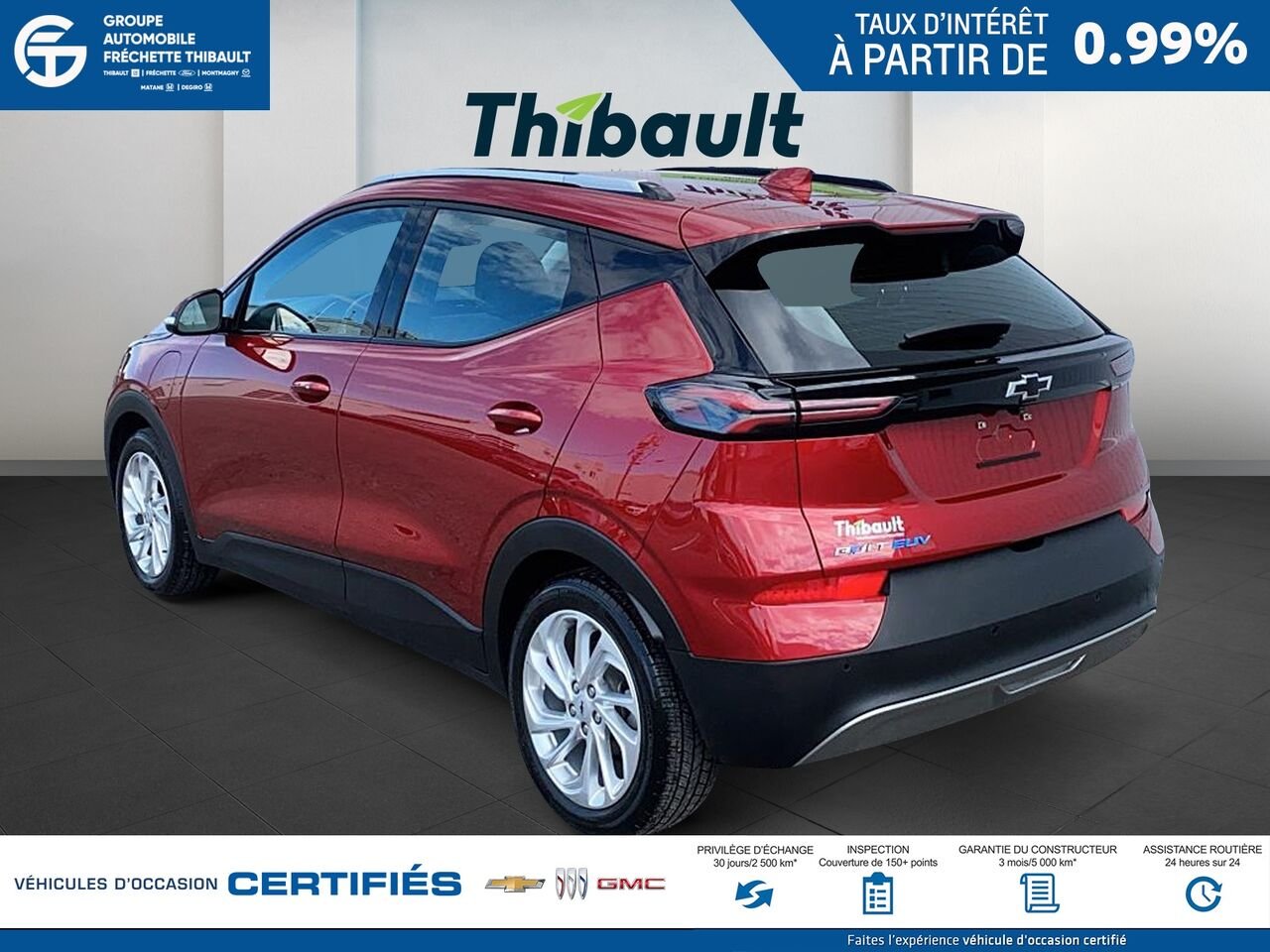 2023 CHEVROLET BOLT EUV L Traction avant 4 portes LT Red Montmagny - photo #3