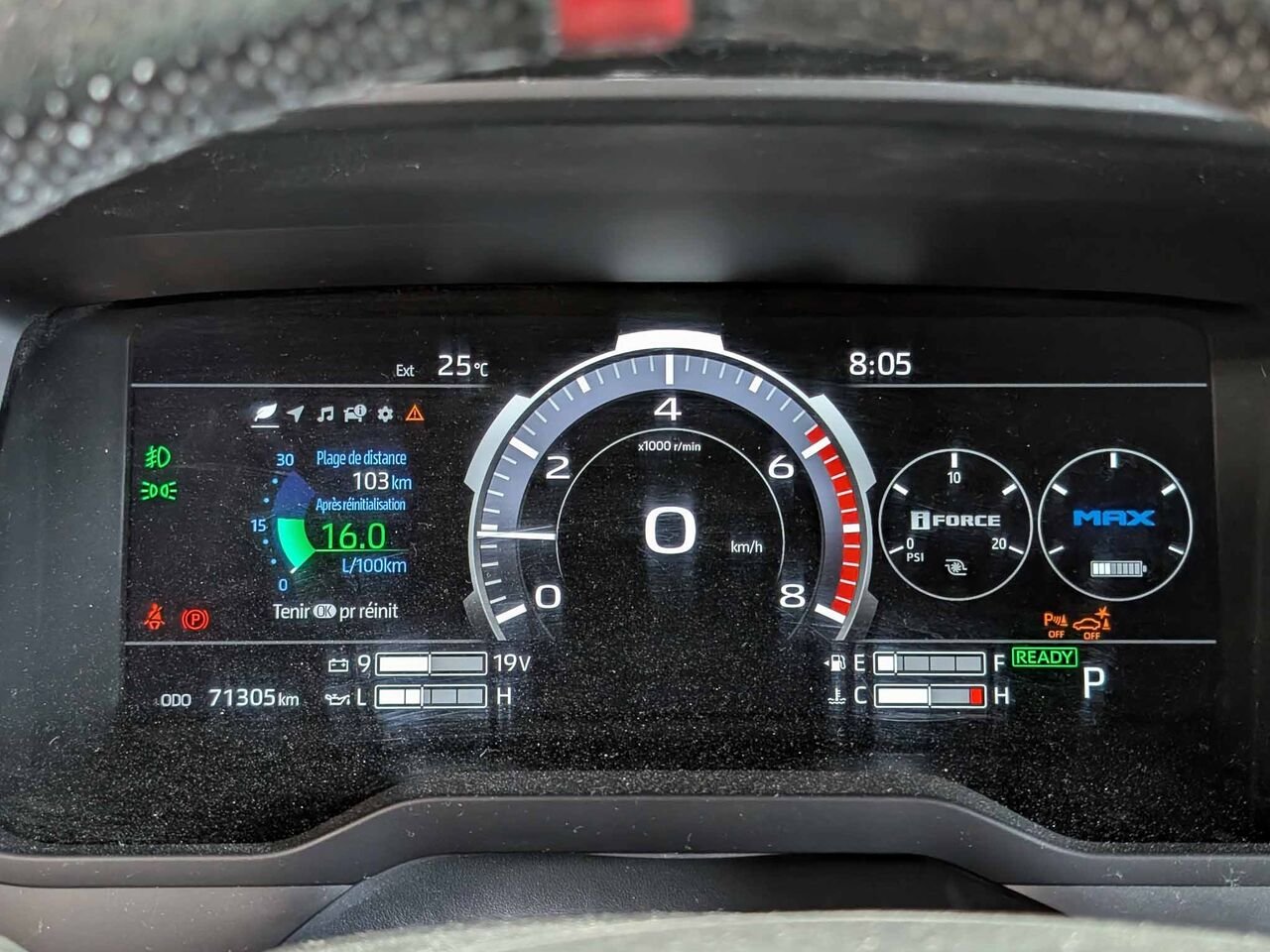 Toyota Tundra hybride LIMITED/AWD/TOIT PANORAMIQUE OUVRANT/SIÈGES CHAUFFANTS/VOLANT CHAUFFANT/AC BIZONE 2024 Gris magnétique métallisé Sherbrooke - photo #19