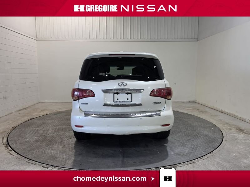 Infiniti QX80 CS6950 | Cuir * Toit * GPS * 7 Places 2017 Blanc Laval - photo #7