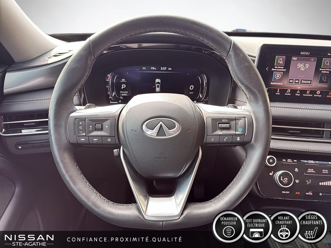 INFINITI QX60 LUXE|TOIT| CUIR| CARPLAY 2024 Bleu Saint-Jérôme - photo #9