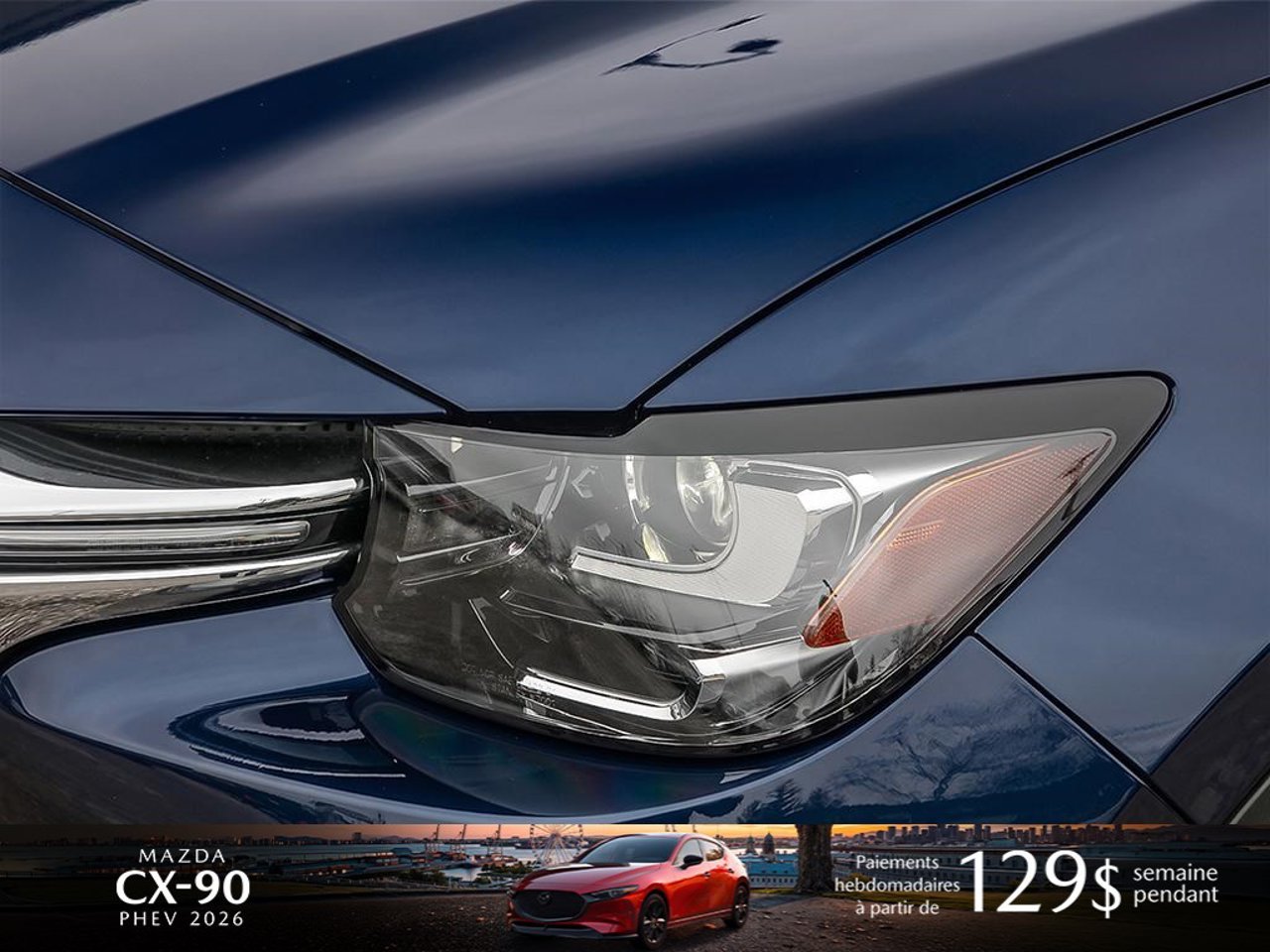 2026 Mazda CX-90 PHEV JM3KKCHA9T1382410 Deep Crystal Blue Mica Mirabel - photo #9