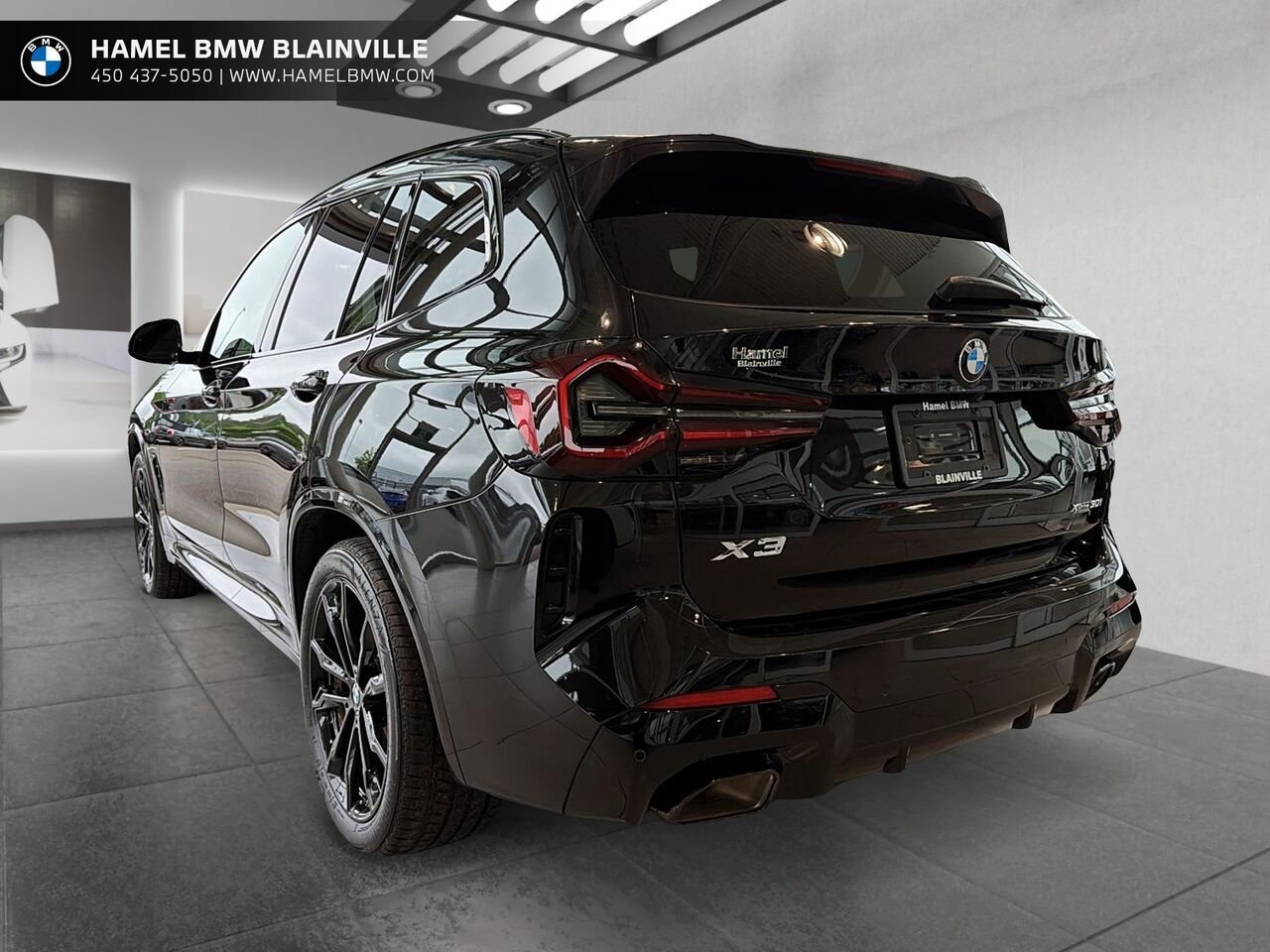 BMW X3 xDrive30i véhicule d'activités sportives 2024 Noir Blainville - photo #3