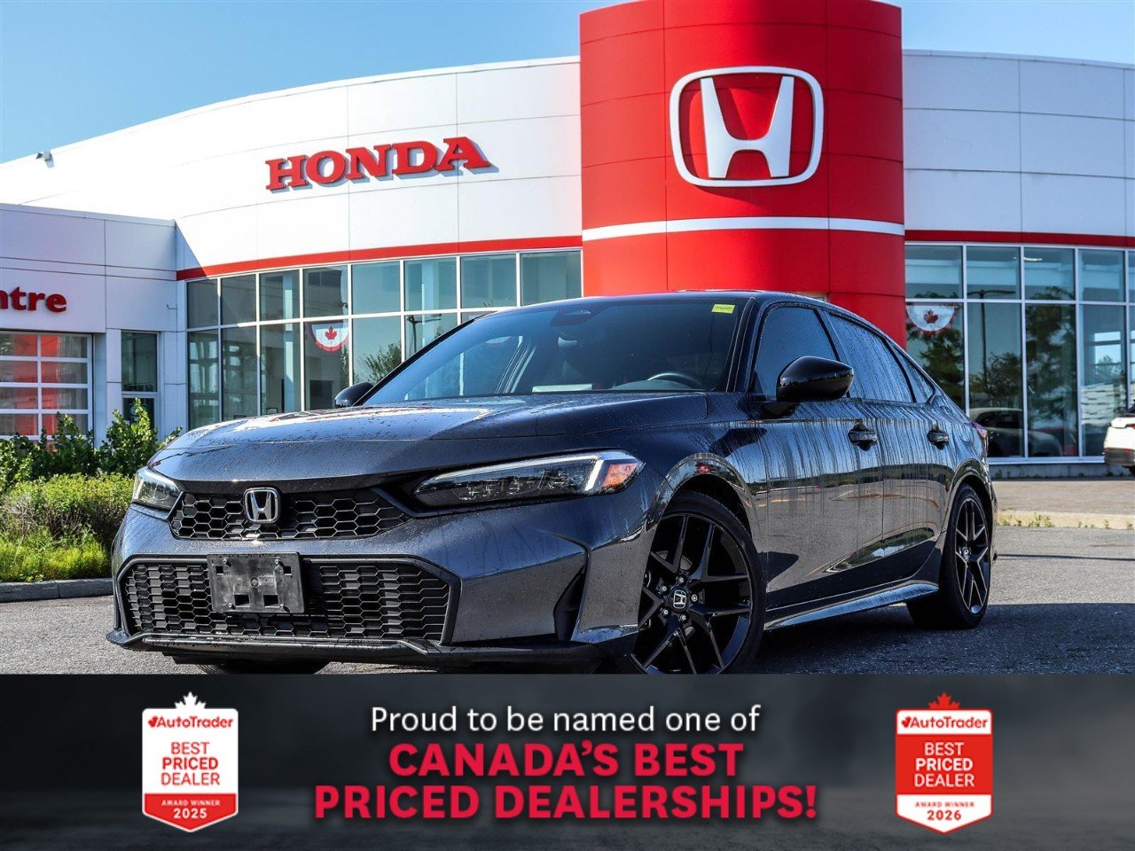 Honda Civic Berline Sport CVT Sedan 2025 Gray Ottawa & Gatineau - photo #0