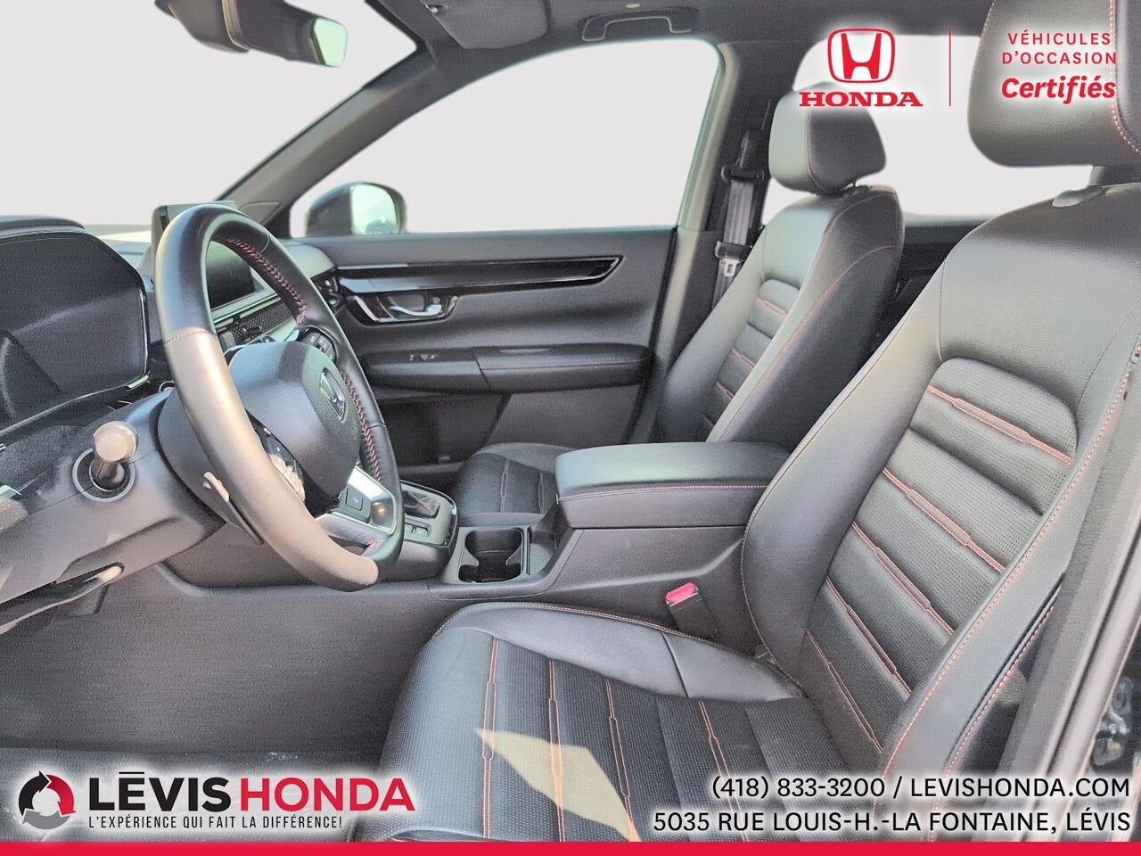 Honda CR-V Touring Hybride AWD Touring Traction Intégrale 2025 Noir Lévis - photo #16