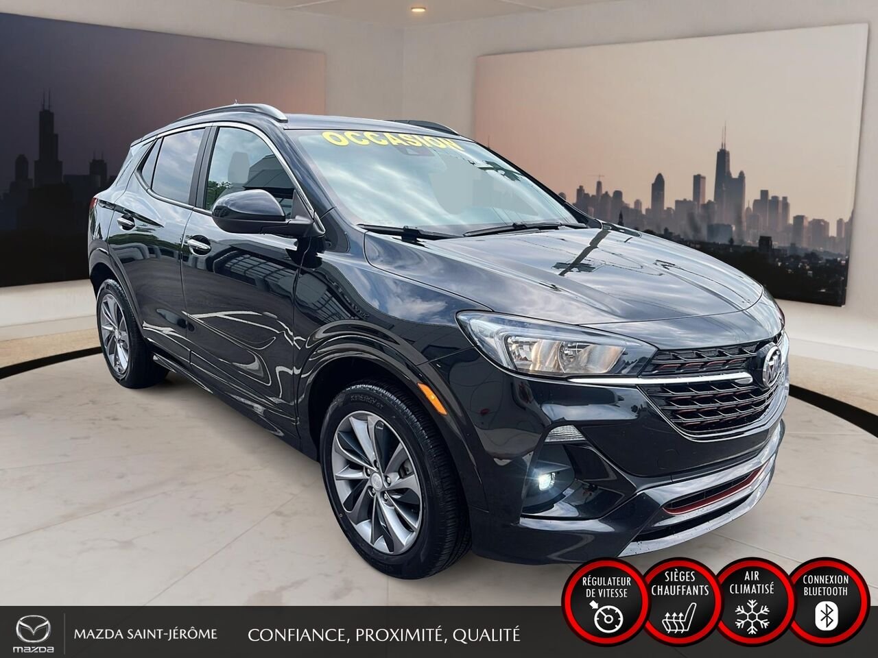 Buick Encore GX Privilegiee Sport Touring | AWD | SIEGES CHAUFFANTS | DEMARREUR A DISTANCE 2023 Noir Saint-Jérôme - photo #3