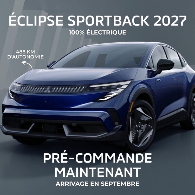 Eclipse Sportback 2027 en pré commande mitsubishi st eusatche