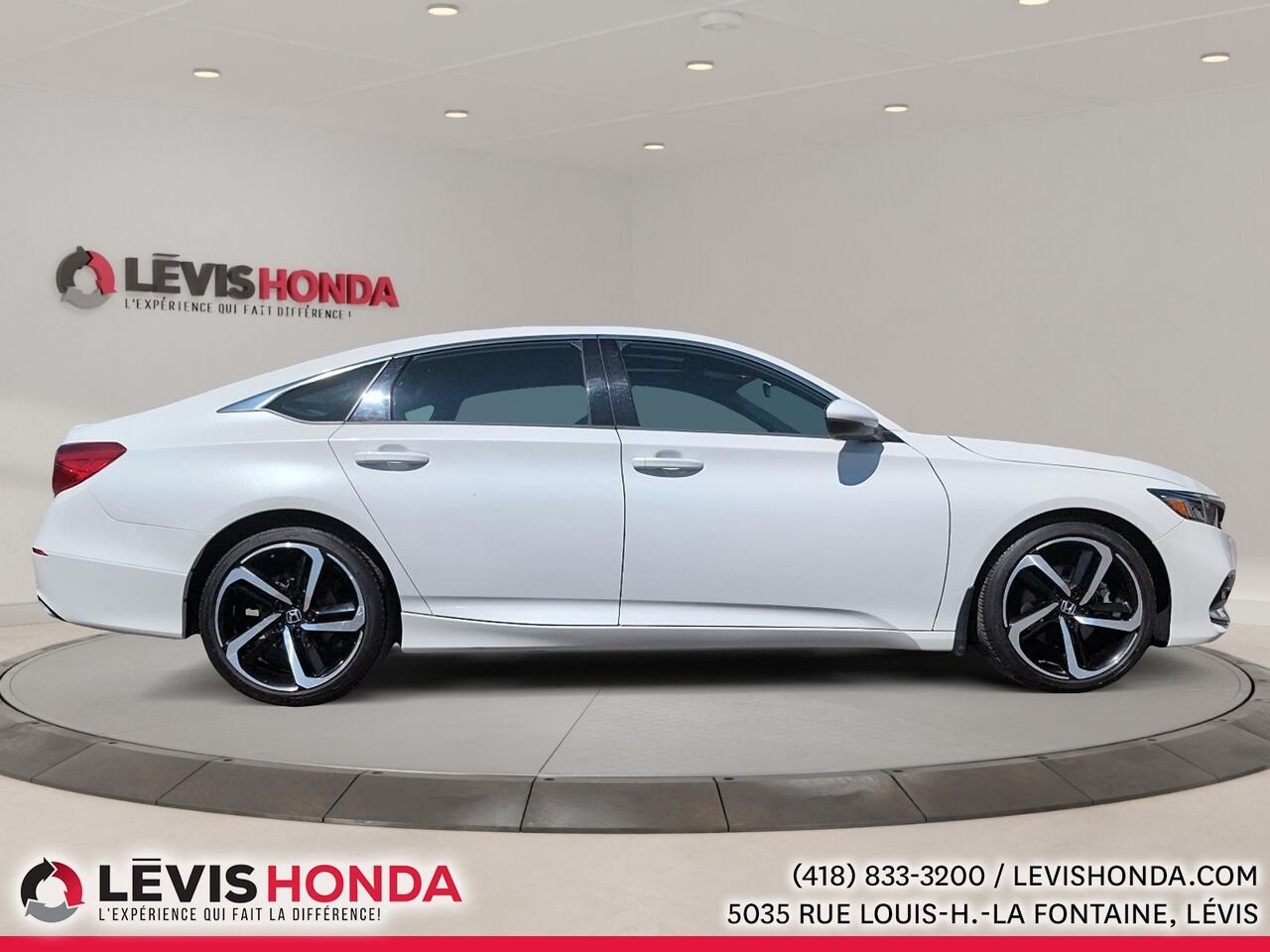 Honda Accord Sport Sport CVT 2018 Blanc Lévis - photo #8