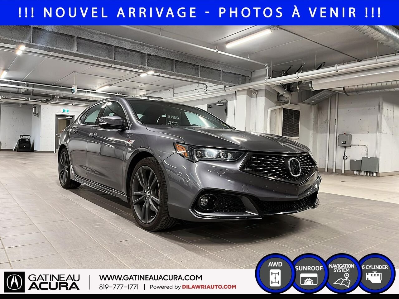 Acura TLX A-Spec Tech SH-AWD 2020 Gris Ottawa & Gatineau - photo #2