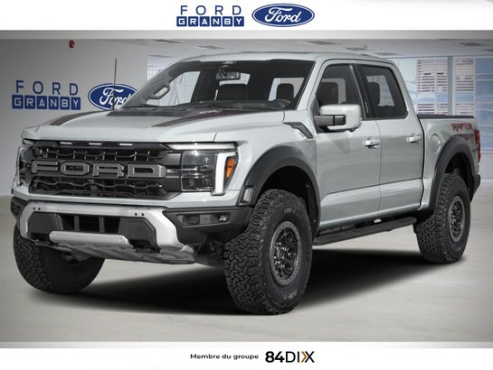 Ford F-150 Raptor SuperCrew 4RM caisse de 5,5 pi 2026 Blanc