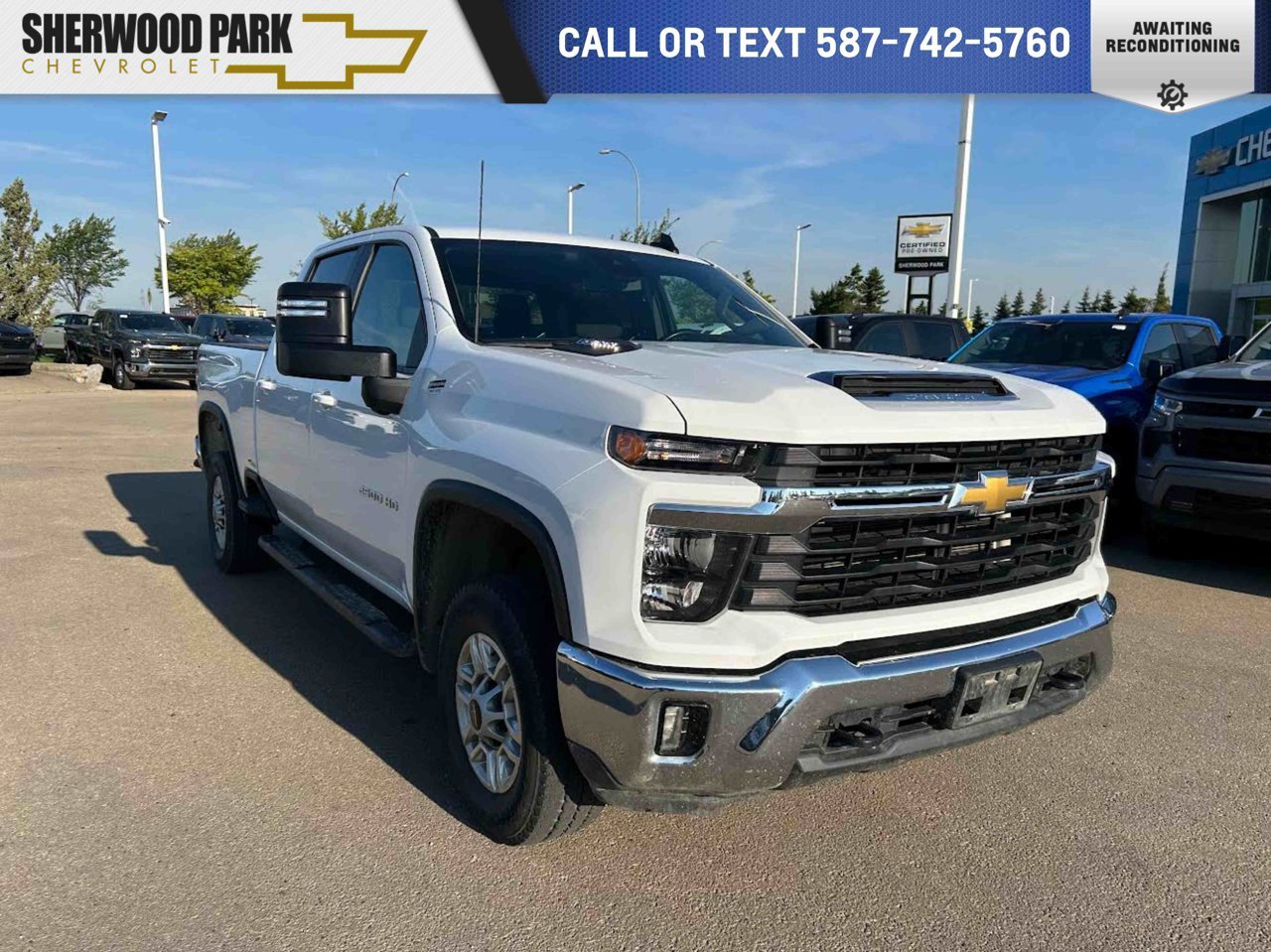 2025 Chevrolet Silverado 2500HD 4WD Crew Cab 159 LT White Sherwood Park - photo #0
