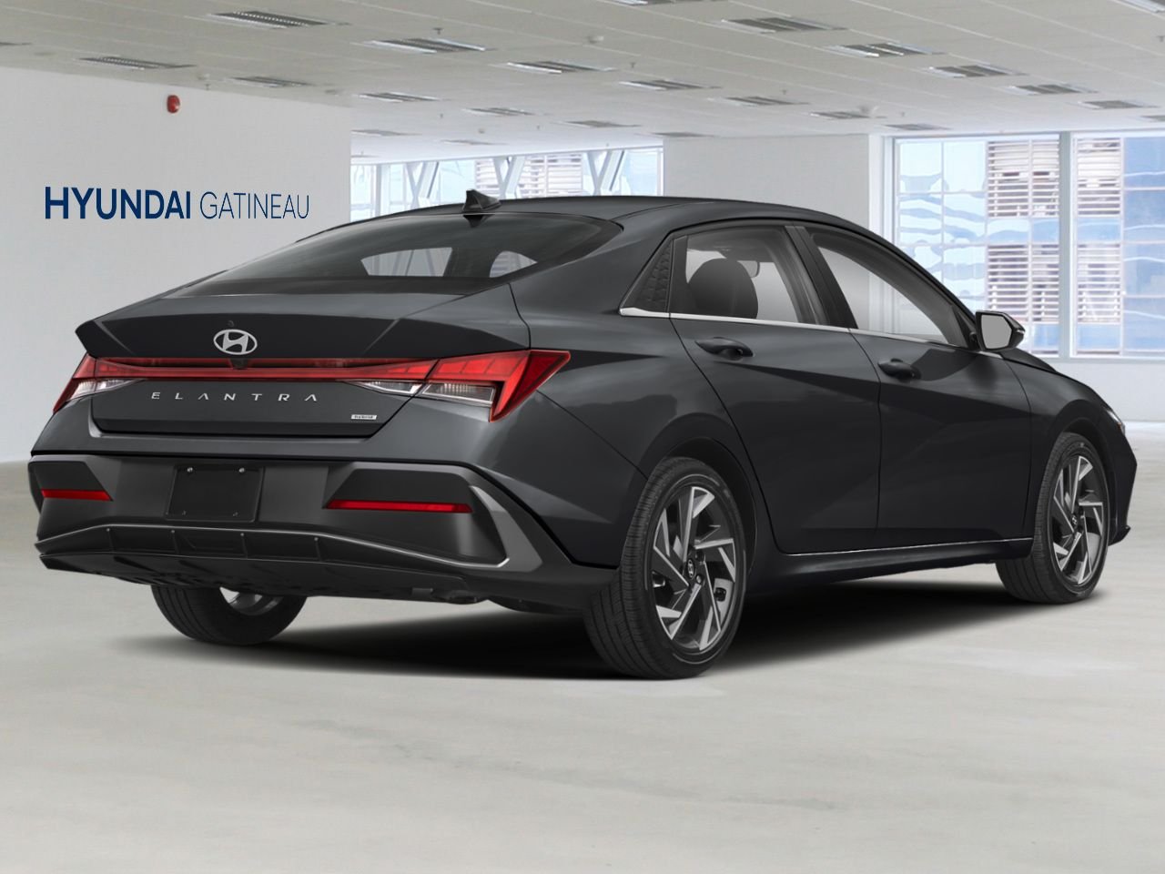 2026 Hyundai Elantra Hybrid Luxury berline avec intérieur deux tons Abyss Black Ottawa & Gatineau - photo #2