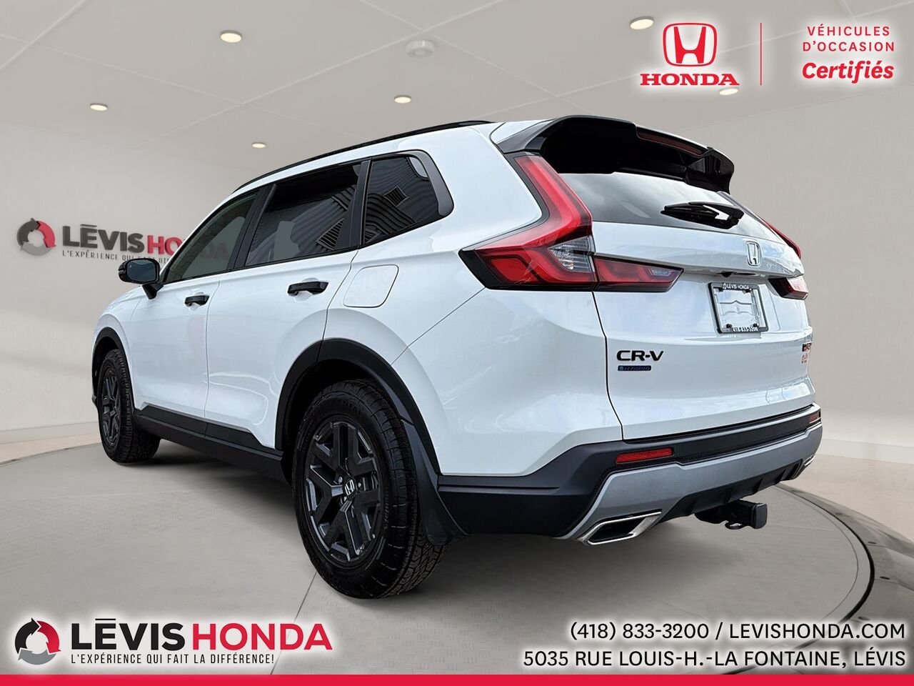 Honda CR-V Trailsport Hybride TrailSport TI 2026 Blanc Lévis - photo #10