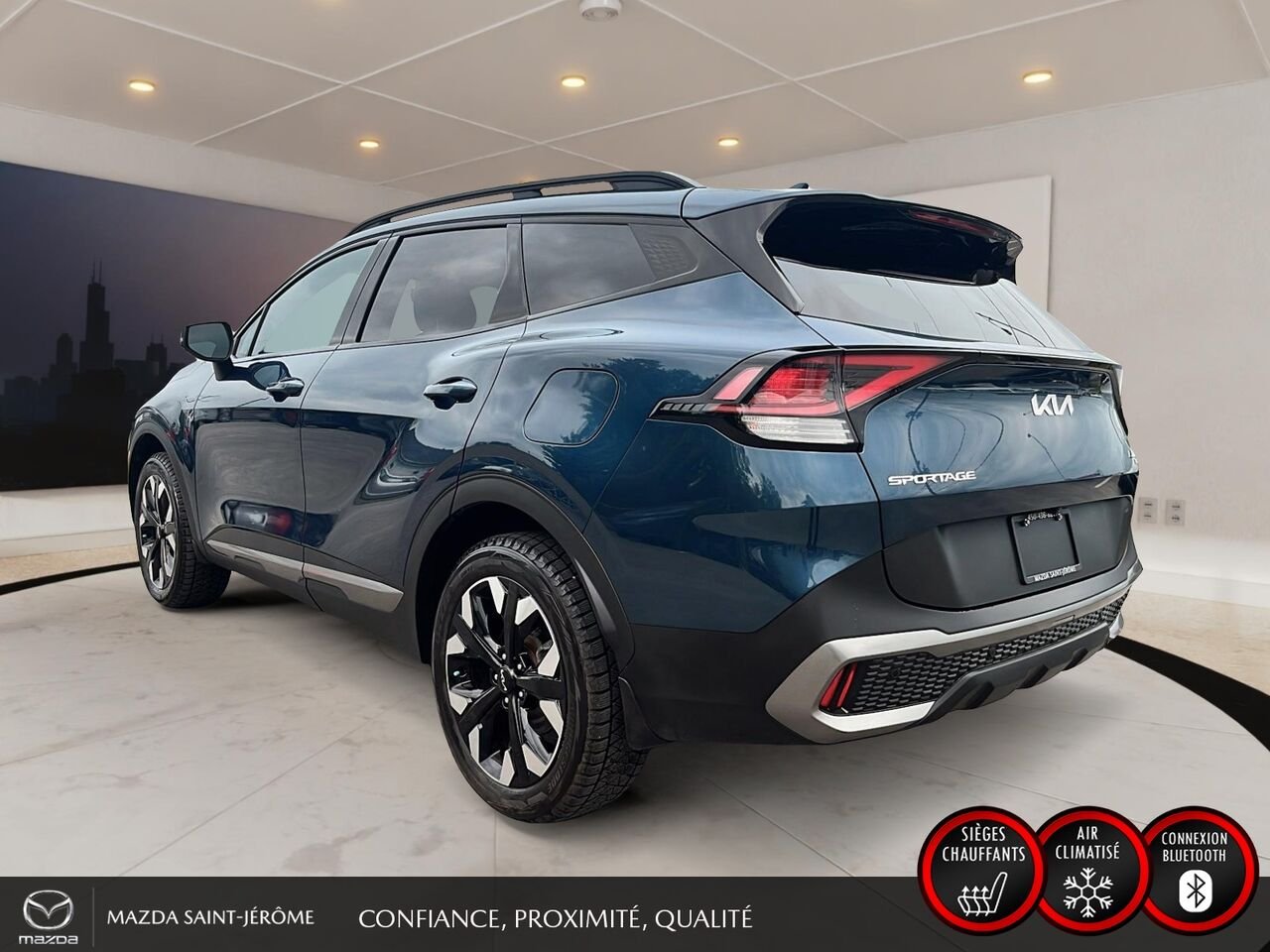 Kia Sportage X-Line | AWD | 2023 Bleu Saint-Jérôme - photo #9
