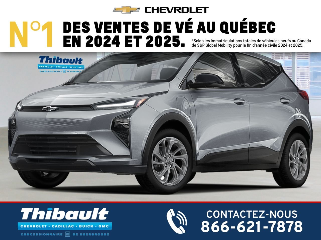 2027 CHEVROLET BOLT Traction avant 4 portes LT Grey Sherbrooke - photo #0