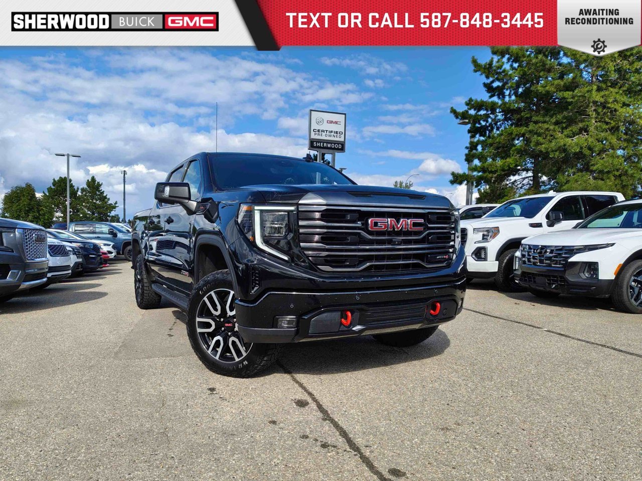 2024 GMC Sierra 1500 4WD Crew Cab 147 AT4 Black Sherwood Park - photo #0