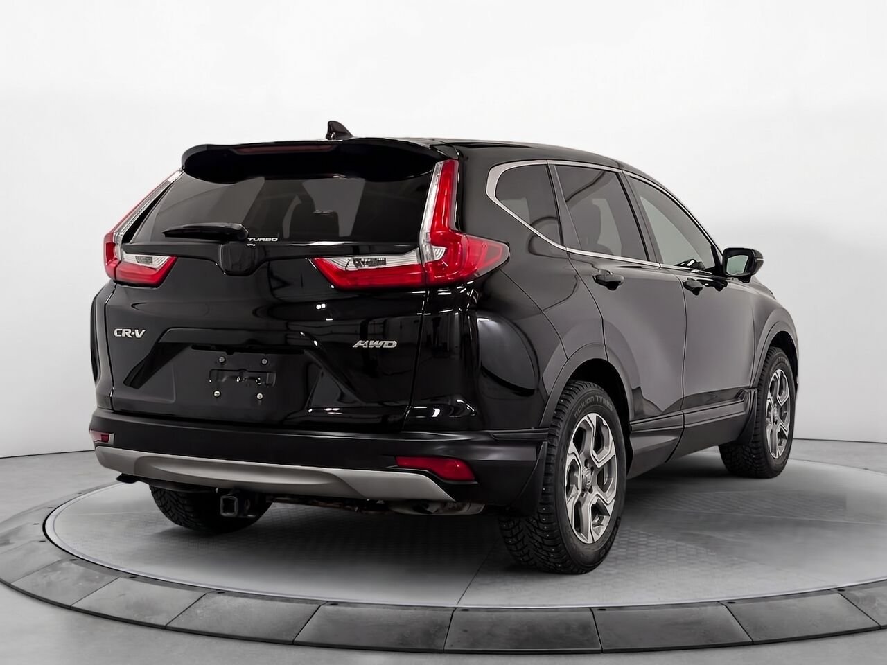 Honda CR-V AWD EX 8 Roues Toit Ouvrant Sièges Chauffants 2019 Bleu Sherbrooke - photo #3