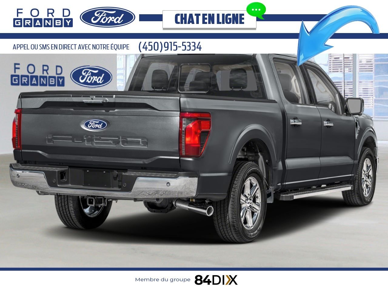 Ford F-150 2025 Gris carbonisé métallisé Granby - photo #2